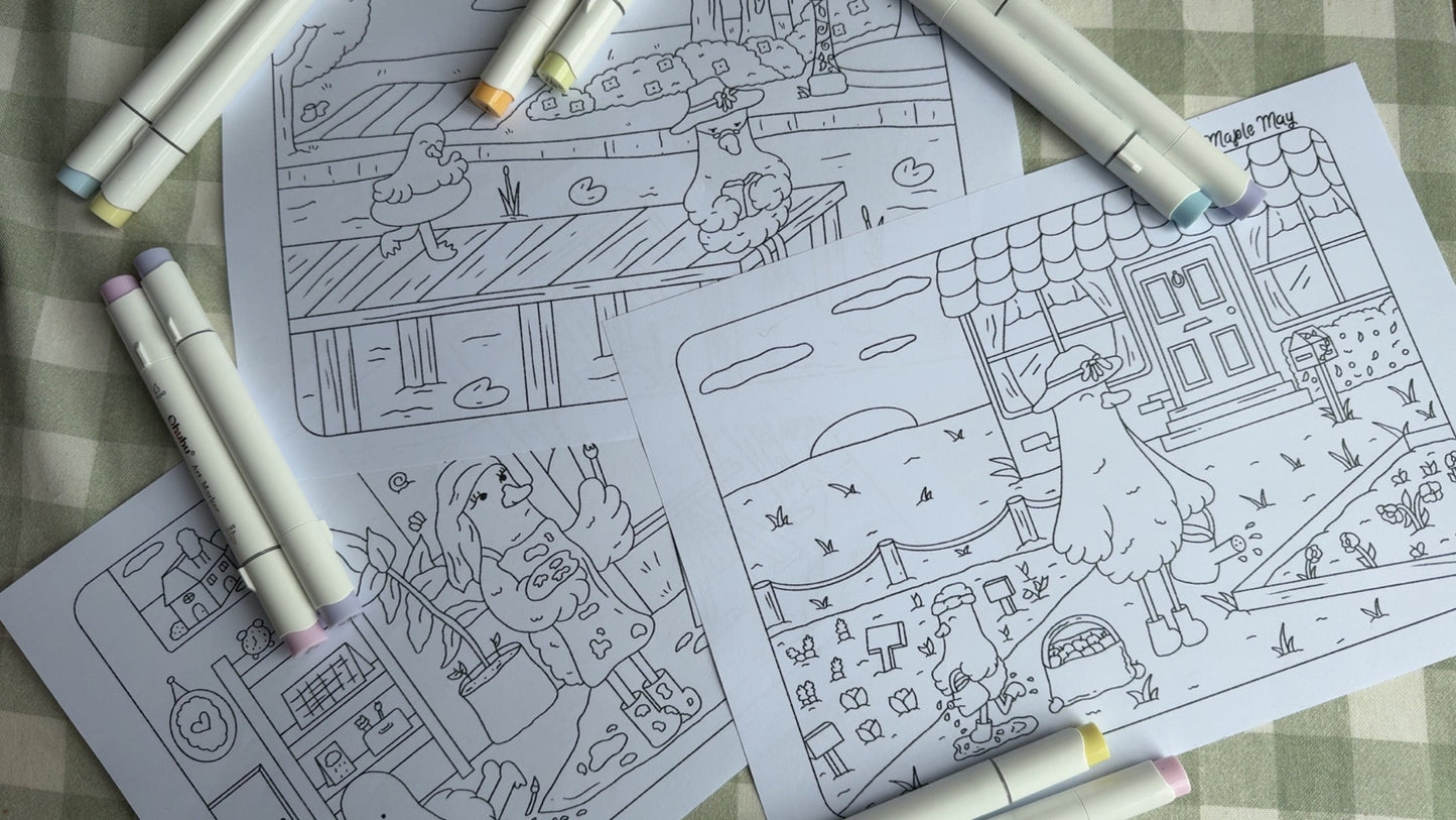 Silly Goose Colouring Pack