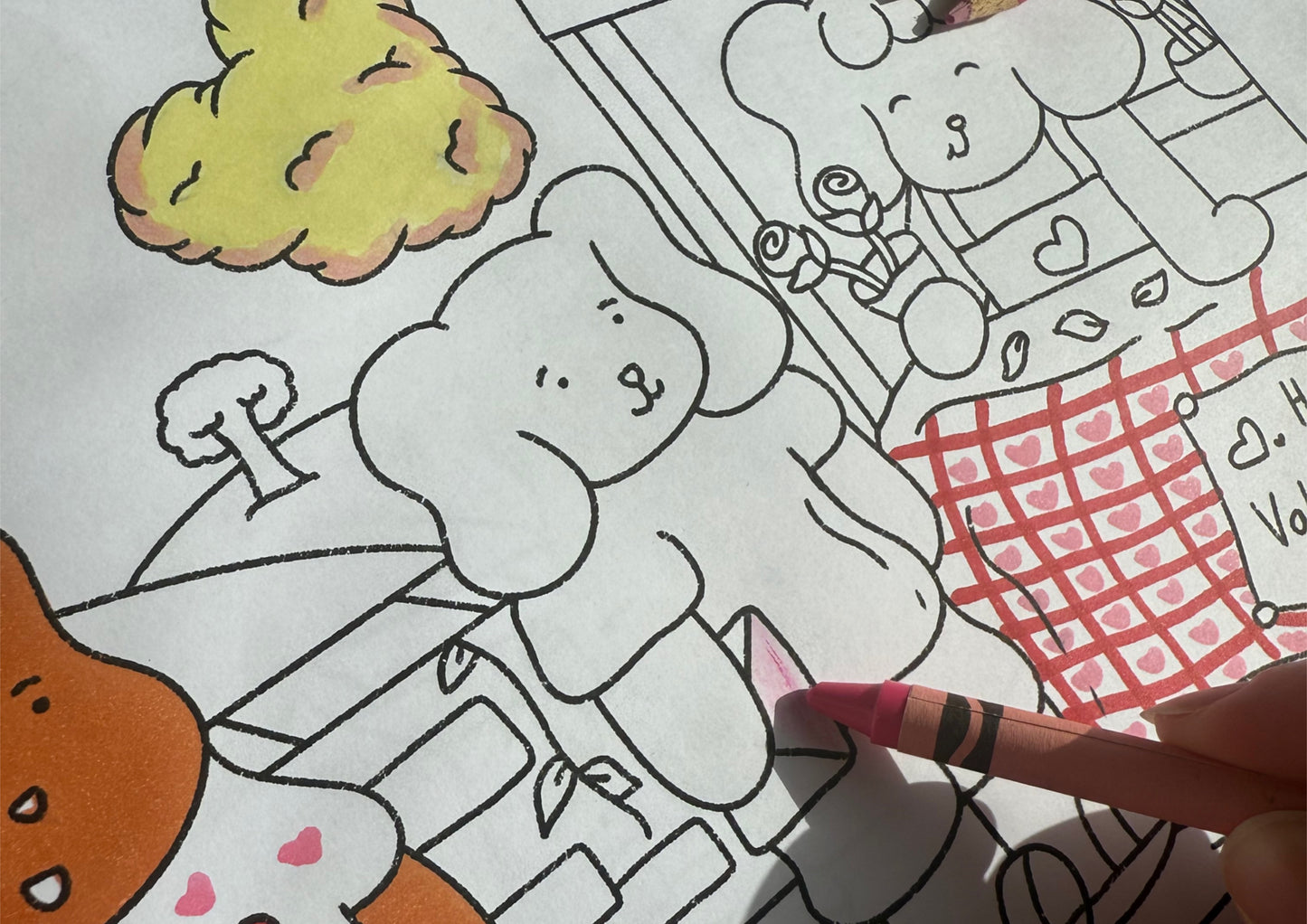 Valentine's Day Colouring Page - Digital Download
