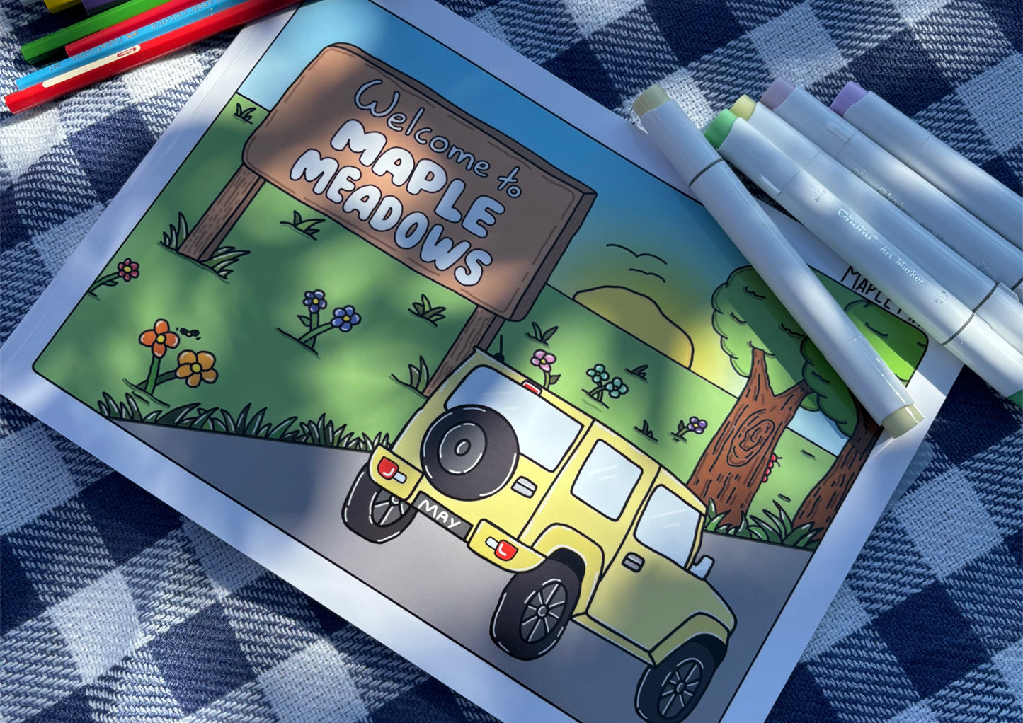 Maple Meadows Vol 1 - Colouring Book