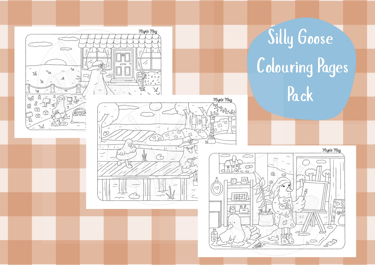 Silly Goose Colouring Pack