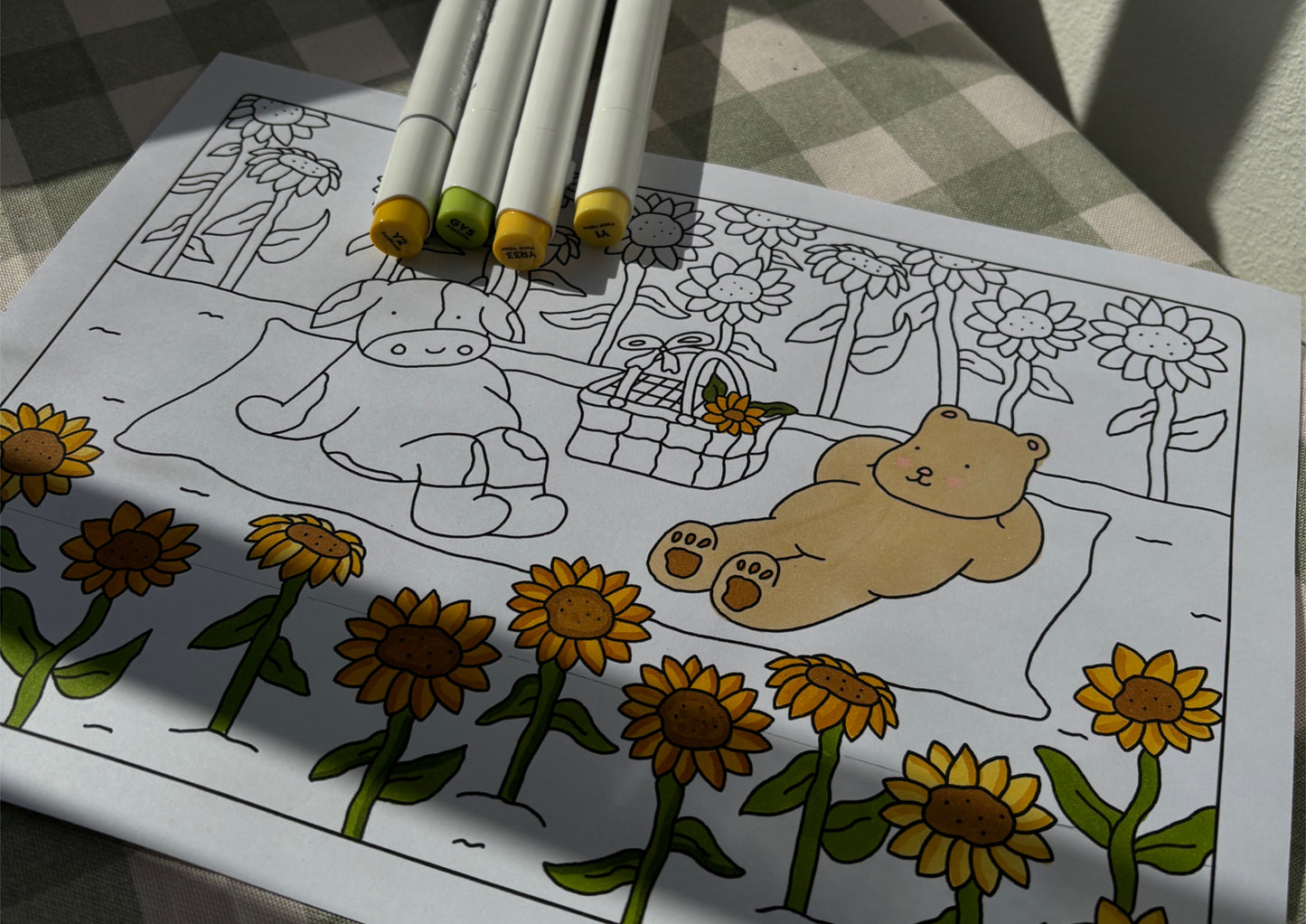 Printable Maple Meadows Colouring Book